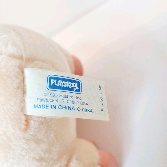 Vtg 1995 PLAYSKOOL Babe the Gallant Pig Pink Plush Hasbro Stuffed Toy 27901 - Picture 5 of 8